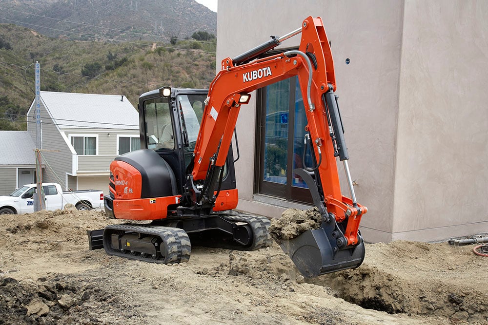 Kubota KX040-4 6 in 1 Blade
