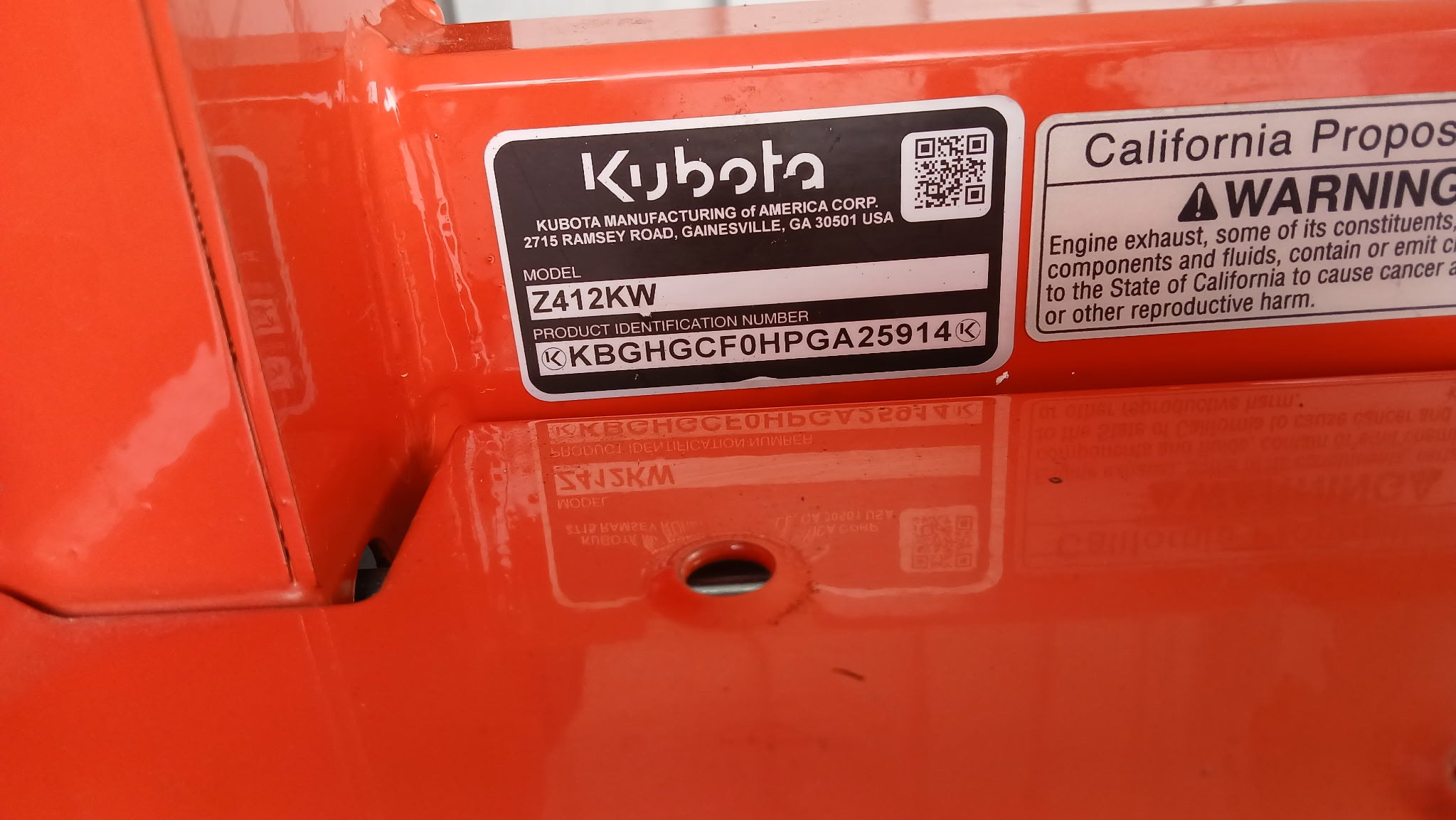 2025 Kubota Z412KW - 25914 – Krebs Kubota