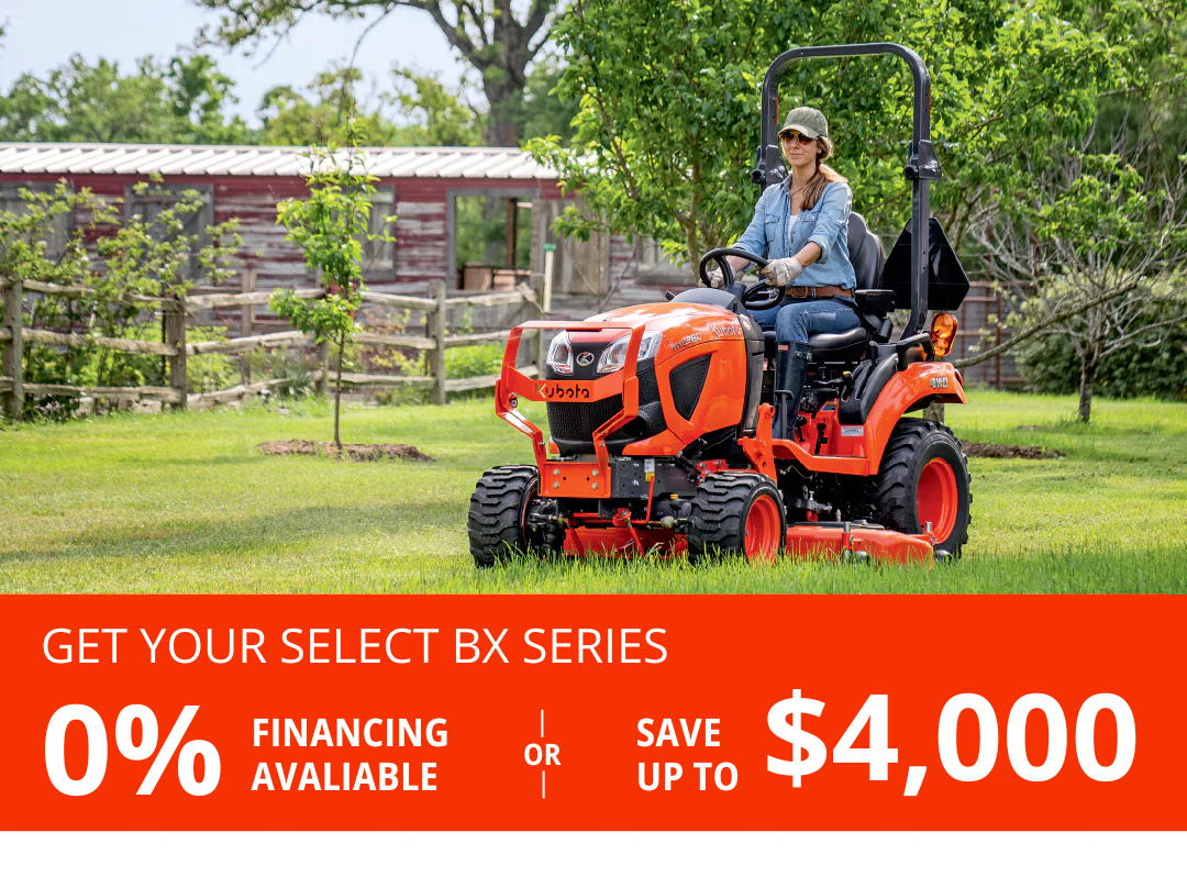 Save Up to $4,000 on Select BX Series!