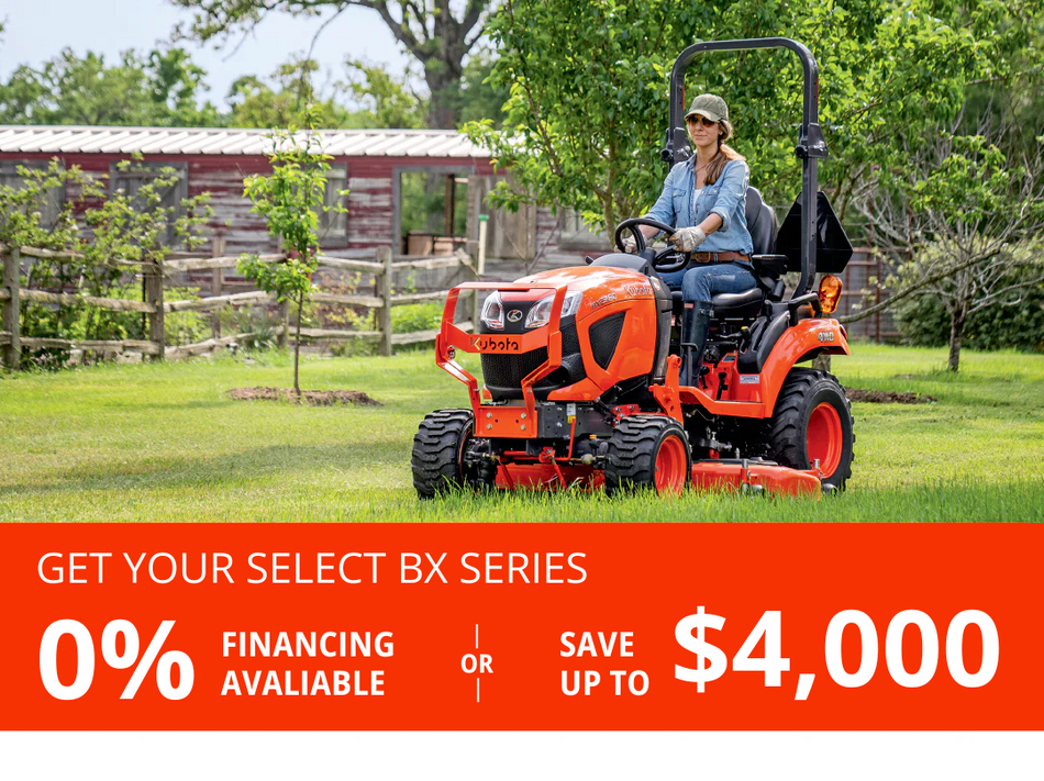 Save Up to $4,000 on Select BX Series!