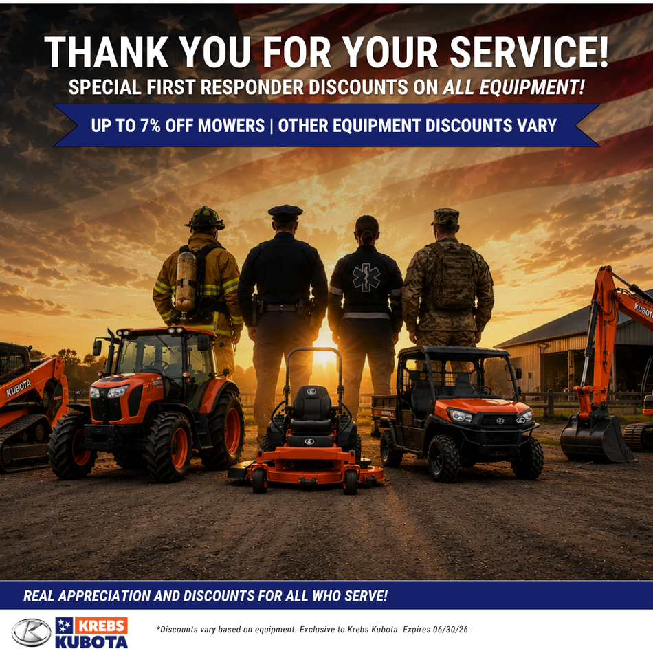 Thank You For Your Service Sales Event
