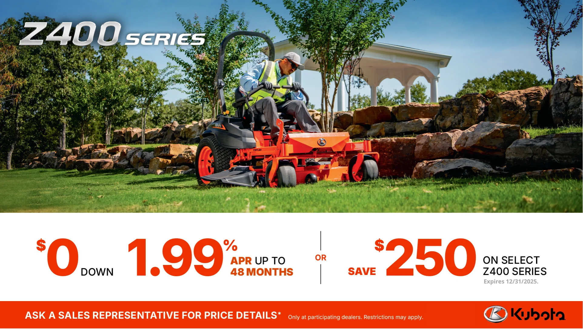 Save $250 on Select Z400 Series!
