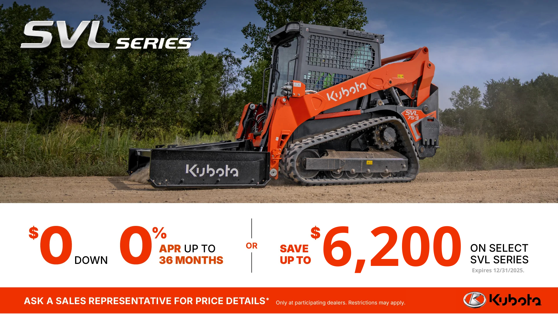 Save Up to $6,200 on Select SVL Series!