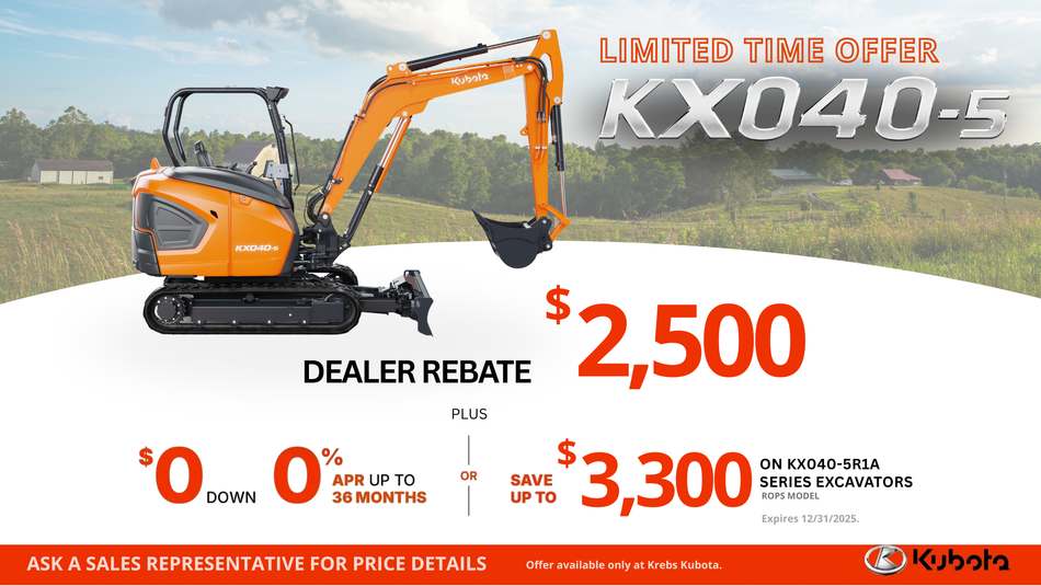 LIMITED TIME $2,500 DEALER REBATE!