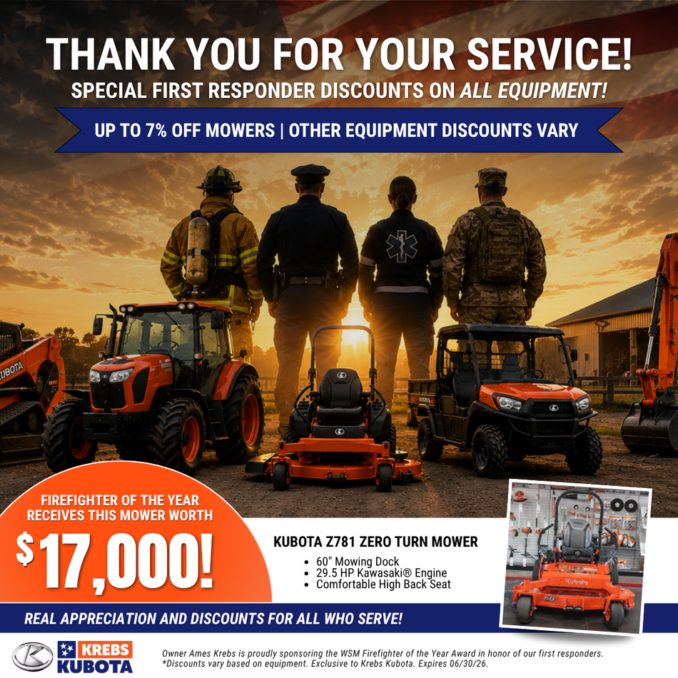 Thank You For Your Service Sales Event